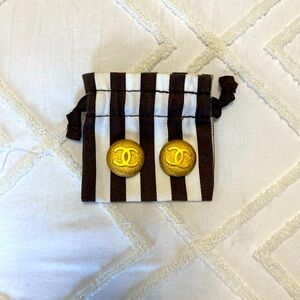 Cocomark Gold Toned Clipon Earrings